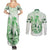 Kentucky Horse Racing Couples Matching Summer Maxi Dress and Long Sleeve Button Shirt 151st Anniversary Green Version LT05