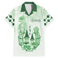 Kentucky Horse Racing Family Matching Mermaid Dress and Hawaiian Shirt 151st Anniversary Green Version LT05