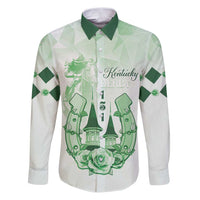 Kentucky Horse Racing Family Matching Puletasi and Hawaiian Shirt 151st Anniversary Green Version LT05
