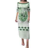 Kentucky Horse Racing Family Matching Puletasi and Hawaiian Shirt 151st Anniversary Green Version LT05