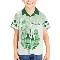 Kentucky Horse Racing Kid Hawaiian Shirt 151st Anniversary Green Version LT05