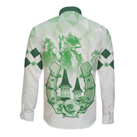 Kentucky Horse Racing Long Sleeve Button Shirt 151st Anniversary Green Version LT05