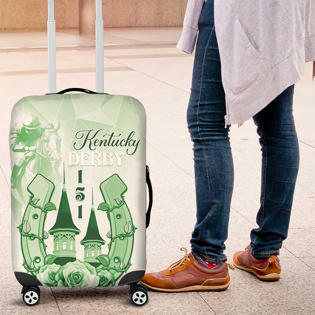 Kentucky Horse Racing Luggage Cover 151st Anniversary Green Version LT05