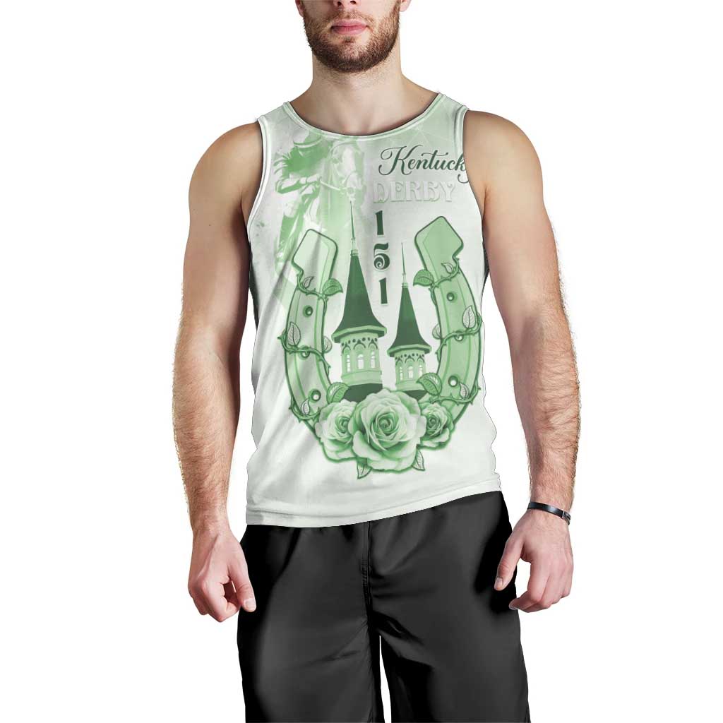 Kentucky Horse Racing Men Tank Top 151st Anniversary Green Version LT05