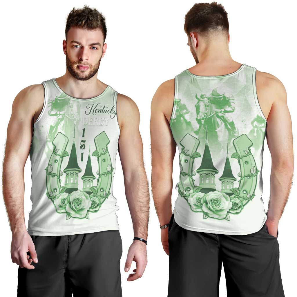 Kentucky Horse Racing Men Tank Top 151st Anniversary Green Version LT05
