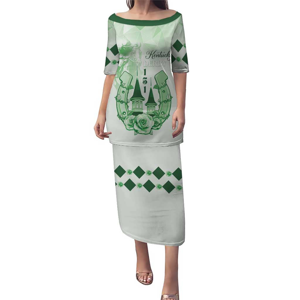 Kentucky Horse Racing Puletasi 151st Anniversary Green Version LT05