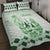Kentucky Horse Racing Quilt Bed Set 150th Anniversary Green Version