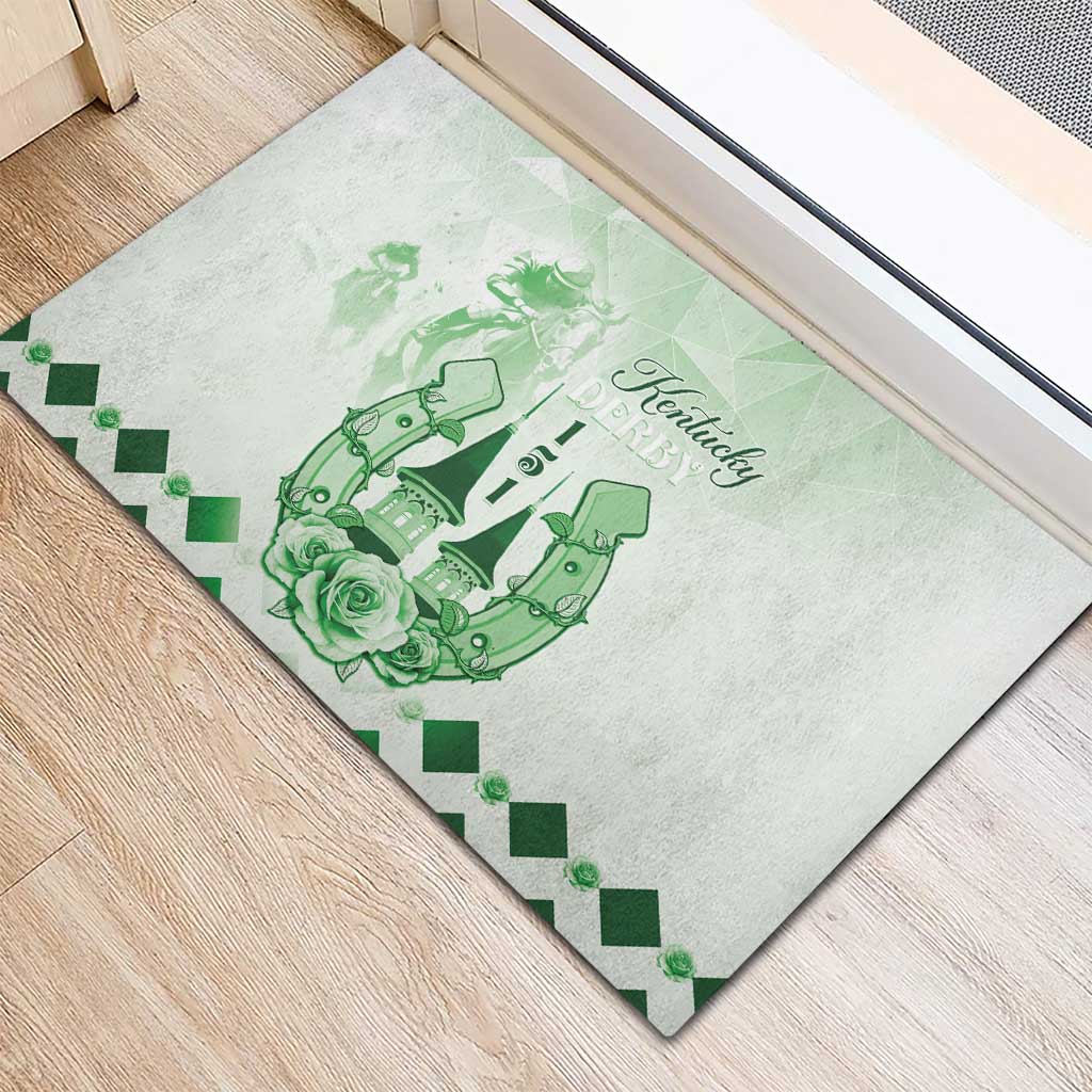 Kentucky Horse Racing Rubber Doormat 151st Anniversary Green Version LT05