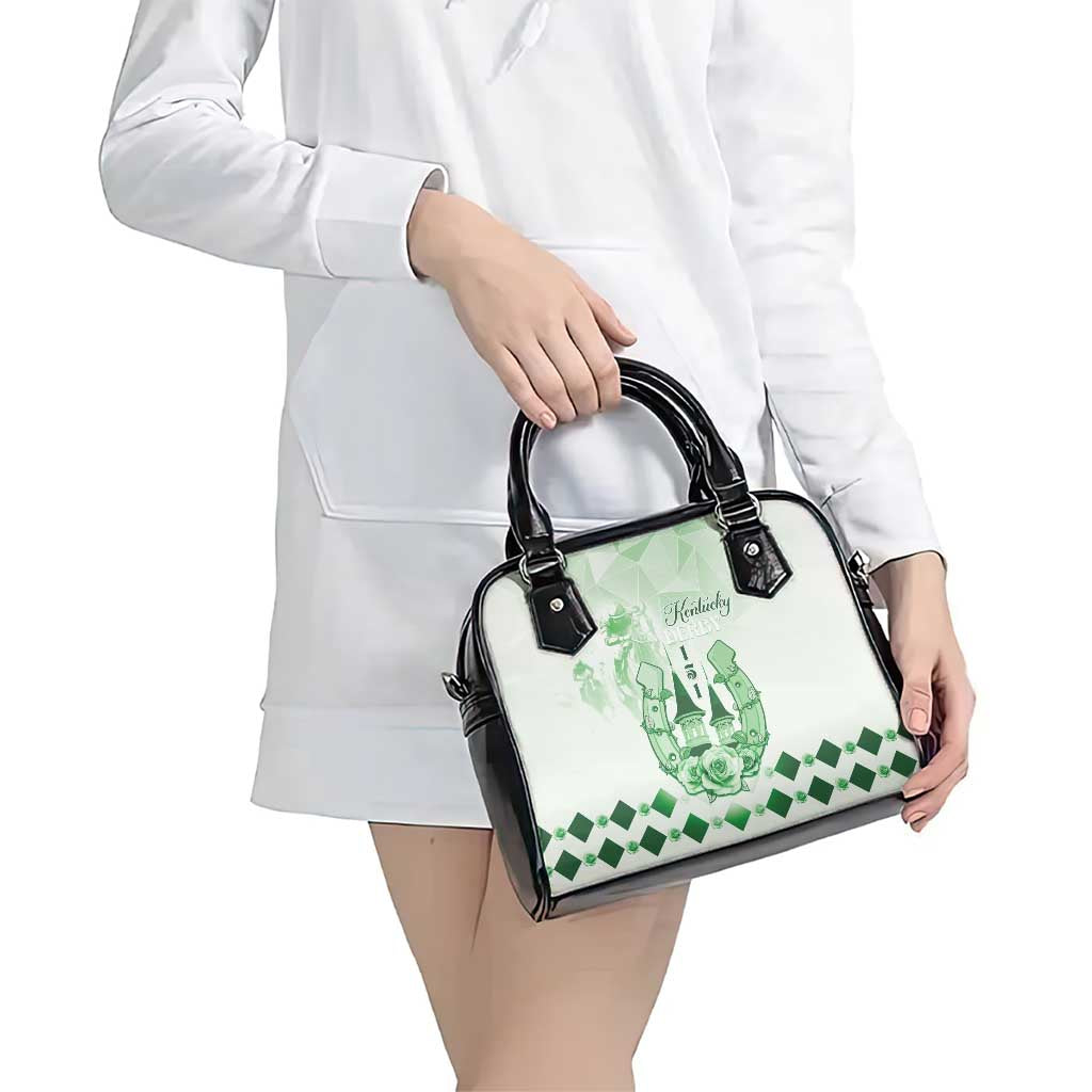 Kentucky Horse Racing Shoulder Handbag 151st Anniversary Green Version LT05