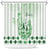 Kentucky Horse Racing Shower Curtain 151st Anniversary Green Version LT05