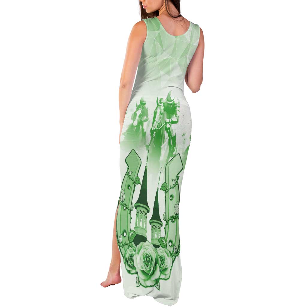 Kentucky Horse Racing Tank Maxi Dress 151st Anniversary Green Version LT05