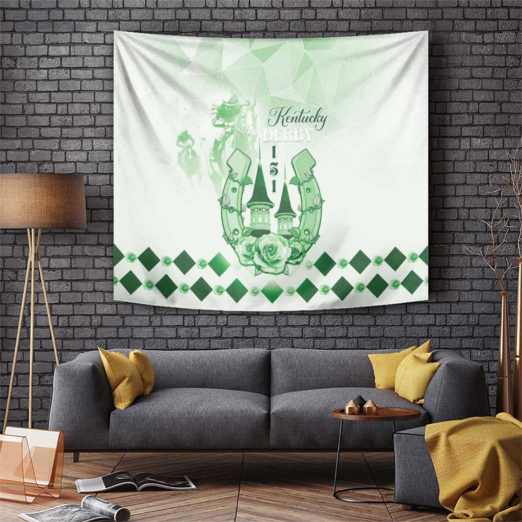 Kentucky Horse Racing Tapestry 151st Anniversary Green Version LT05