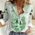Kentucky Horse Racing Women Casual Shirt 151st Anniversary Green Version LT05