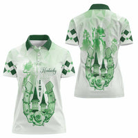 Kentucky Horse Racing Women Polo Shirt 151st Anniversary Green Version LT05