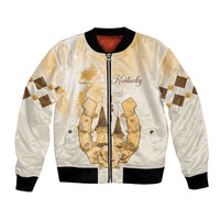 Kentucky Horse Racing Bomber Jacket 151st Anniversary Beige Version LT05