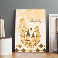 Kentucky Horse Racing Canvas Wall Art 151st Anniversary Beige Version LT05