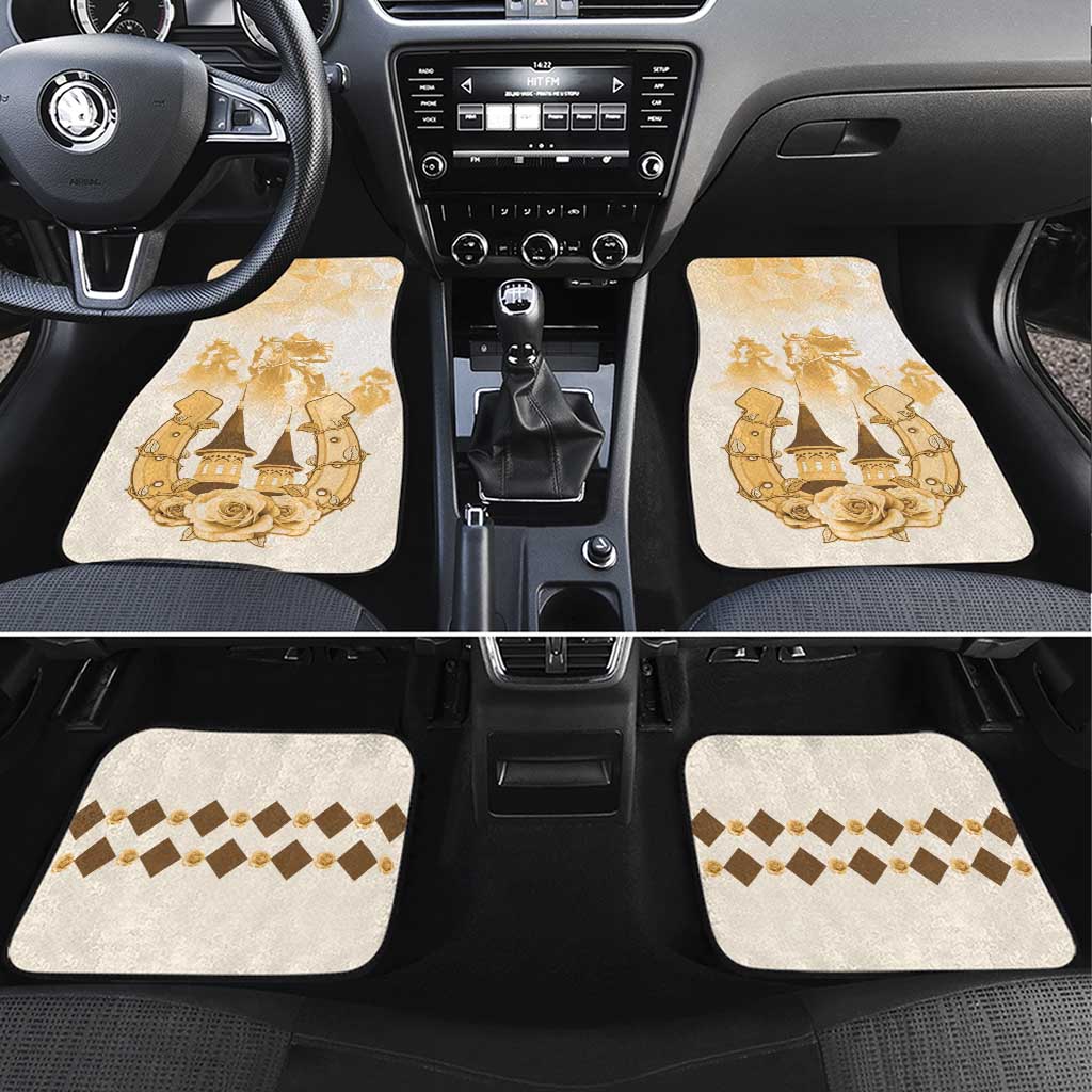 Kentucky Horse Racing Car Mats 151st Anniversary Beige Version LT05