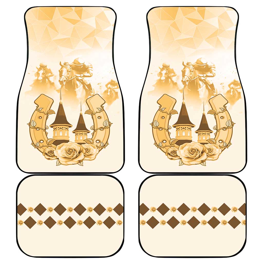 Kentucky Horse Racing Car Mats 151st Anniversary Beige Version LT05
