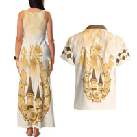 Kentucky Horse Racing Couples Matching Tank Maxi Dress and Hawaiian Shirt 151st Anniversary Beige Version LT05