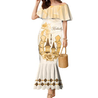 Kentucky Horse Racing Family Matching Mermaid Dress and Hawaiian Shirt 151st Anniversary Beige Version LT05