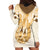 Kentucky Horse Racing Hoodie Dress 150th Anniversary Beige Version