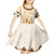 Kentucky Horse Racing Kid Short Sleeve Dress 151st Anniversary Beige Version LT05