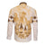 Kentucky Horse Racing Long Sleeve Button Shirt 151st Anniversary Beige Version LT05