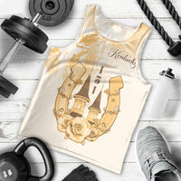 Kentucky Horse Racing Men Tank Top 151st Anniversary Beige Version LT05