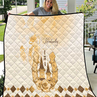 Kentucky Horse Racing Quilt 151st Anniversary Beige Version LT05
