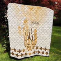 Kentucky Horse Racing Quilt 151st Anniversary Beige Version LT05