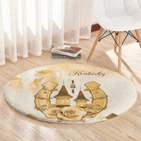 Kentucky Horse Racing Round Carpet 151st Anniversary Beige Version LT05