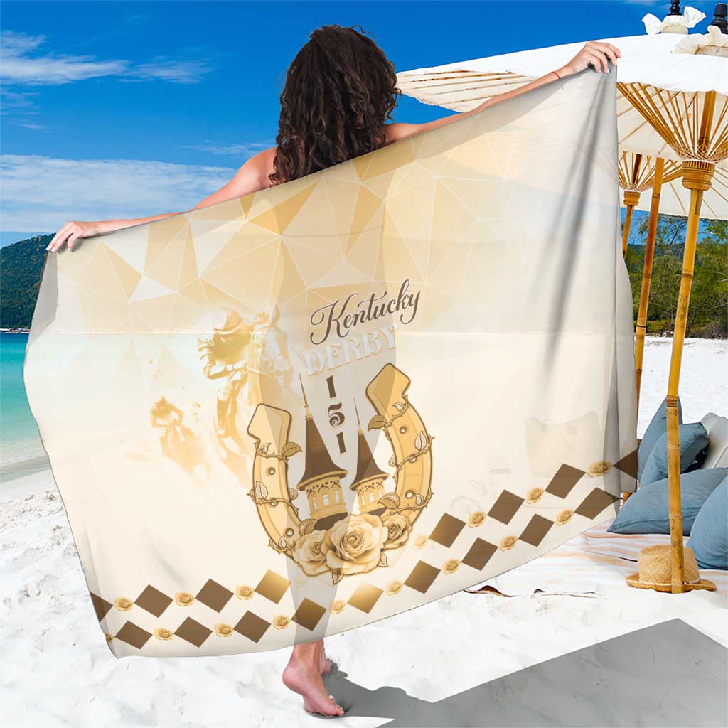 Kentucky Horse Racing Sarong 151st Anniversary Beige Version LT05