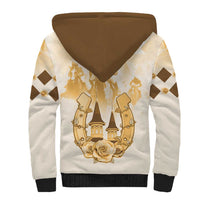 Kentucky Horse Racing Sherpa Hoodie 151st Anniversary Beige Version LT05