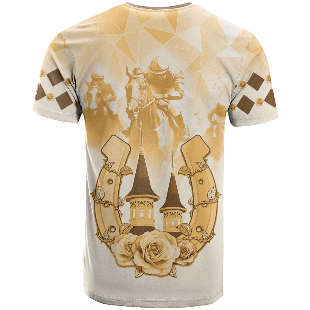 Kentucky Horse Racing T Shirt 151st Anniversary Beige Version LT05