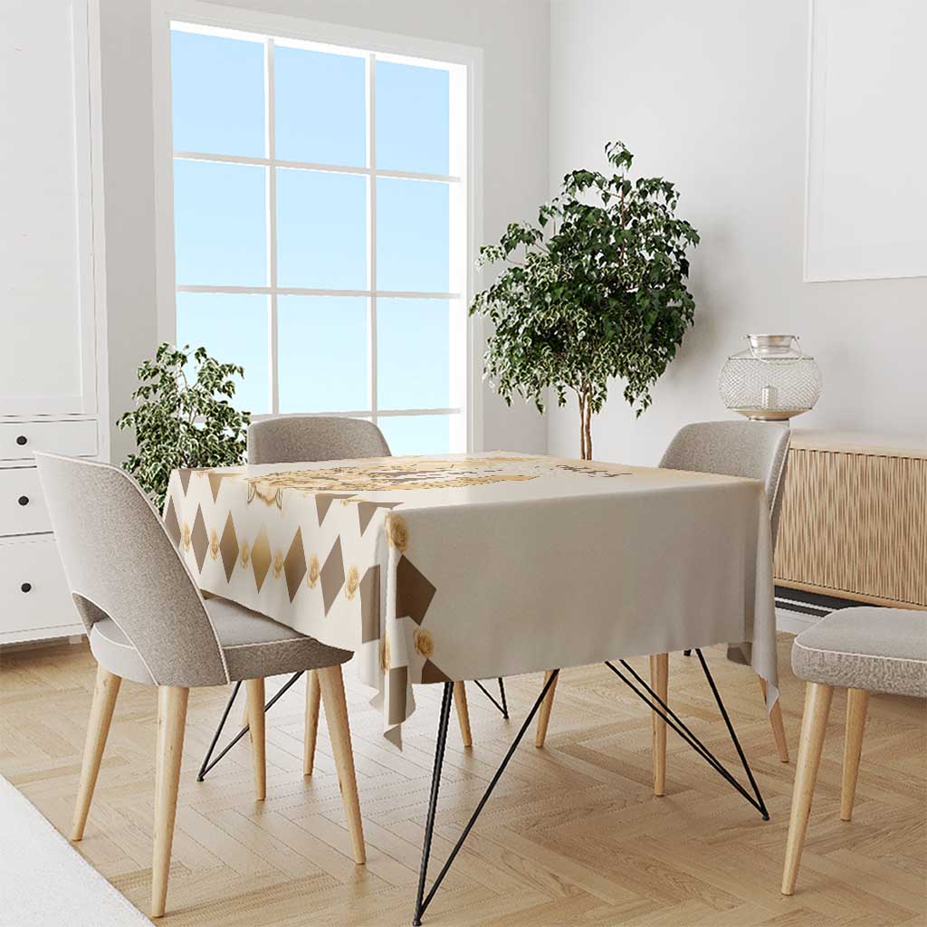 Kentucky Horse Racing Tablecloth 151st Anniversary Beige Version LT05