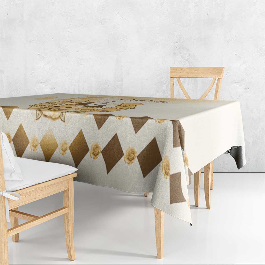 Kentucky Horse Racing Tablecloth 151st Anniversary Beige Version LT05