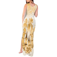 Kentucky Horse Racing Tank Maxi Dress 151st Anniversary Beige Version LT05