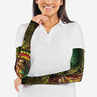 One Love Barbados Arm Sleeves Rastafarian Lion Reggae Grunge Style