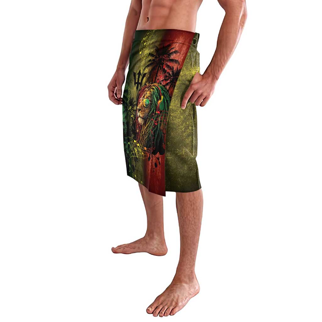 One Love Barbados Lavalava Rastafarian Lion Reggae Grunge Style