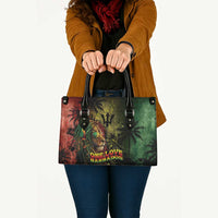 One Love Barbados Leather Bag Rastafarian Lion Reggae Grunge Style