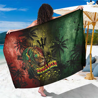 One Love Barbados Sarong Rastafarian Lion Reggae Grunge Style