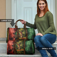 One Love Barbados Travel Bag Rastafarian Lion Reggae Grunge Style