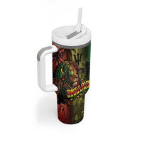 One Love Barbados Tumbler With Handle Rastafarian Lion Reggae Grunge Style