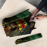 One Love Barbados Umbrella Rastafarian Lion Reggae Grunge Style