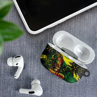 One Love Jamaica AirPods Case Rastafarian Lion Reggae Grunge Style