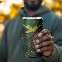 One Love Jamaica 4 in 1 Can Cooler Tumbler Rastafarian Lion Reggae Grunge Style