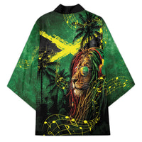 One Love Jamaica Kimono Rastafarian Lion Reggae Grunge Style