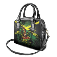 One Love Jamaica Shoulder Handbag Rastafarian Lion Reggae Grunge Style