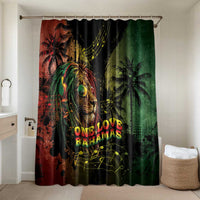 One Love Bahamas Bathroom Set Rastafarian Lion Reggae Grunge Style