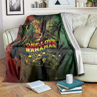 One Love Bahamas Blanket Rastafarian Lion Reggae Grunge Style